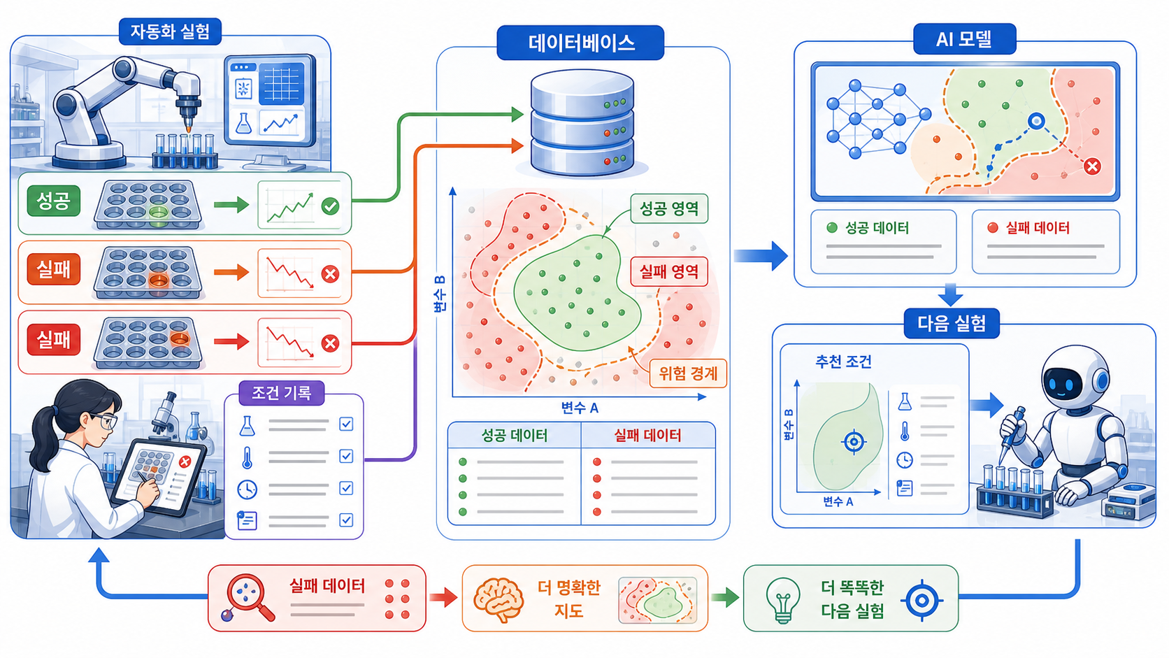 실패한 결과를 고려하는 AI 실험실
