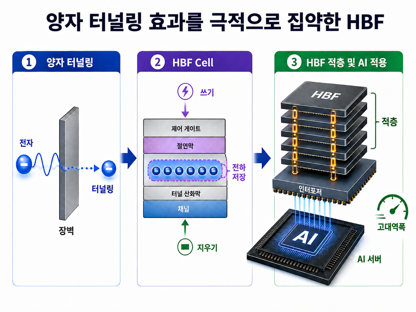 양자 터널링을 집약한 HBF