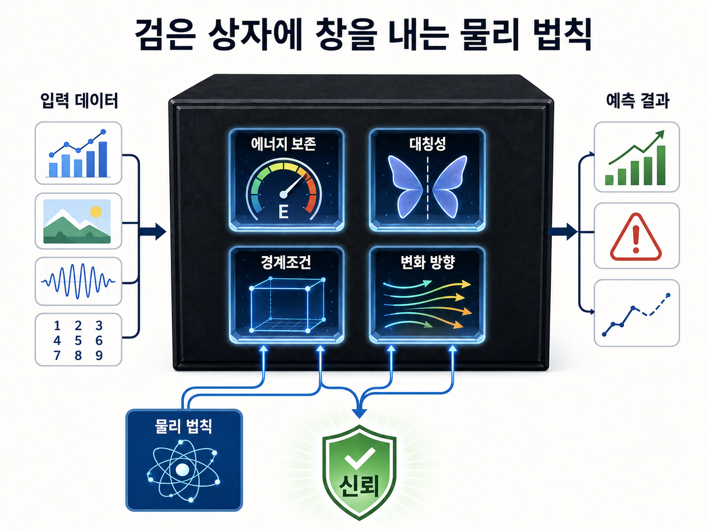 검은 AI 상자에 창을 내는 물리 법칙