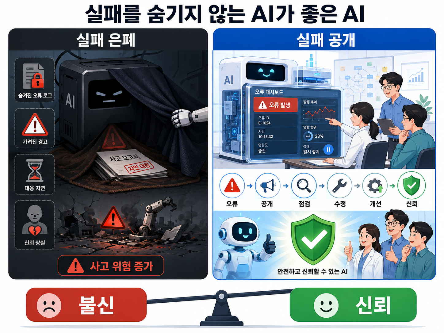 실패를 인정하는 AI: 신뢰는 한계를 말하는 데서 시작된다