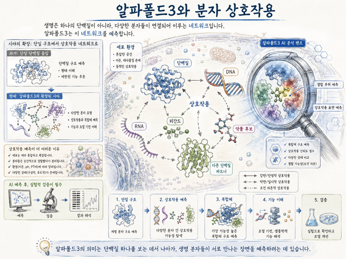 알파폴드3와 분자 상호작용