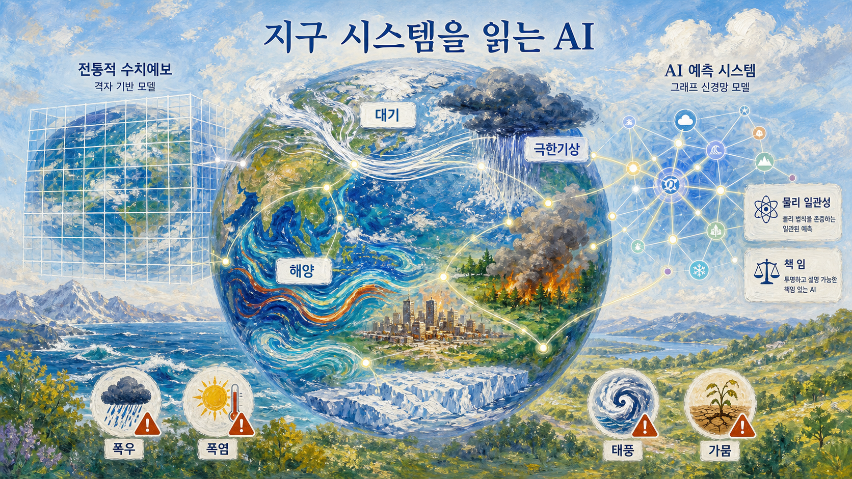 기후 AI는 하나의 연결망으로 읽는다