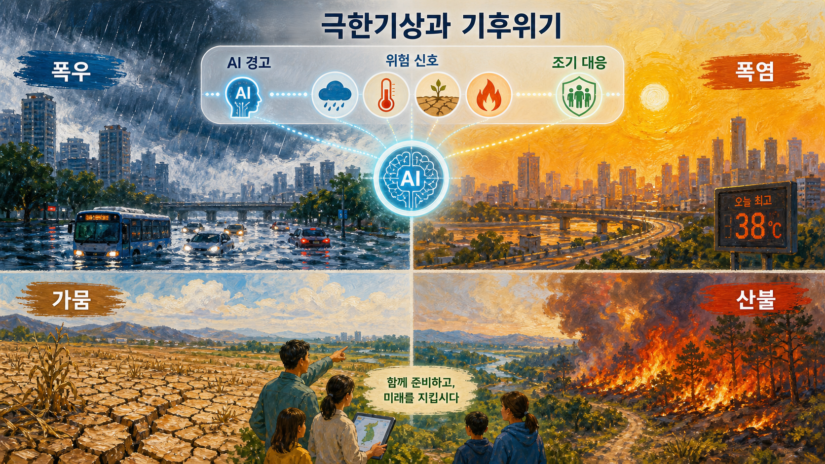 AI 예보는 극한기상을 실시간 경고한다